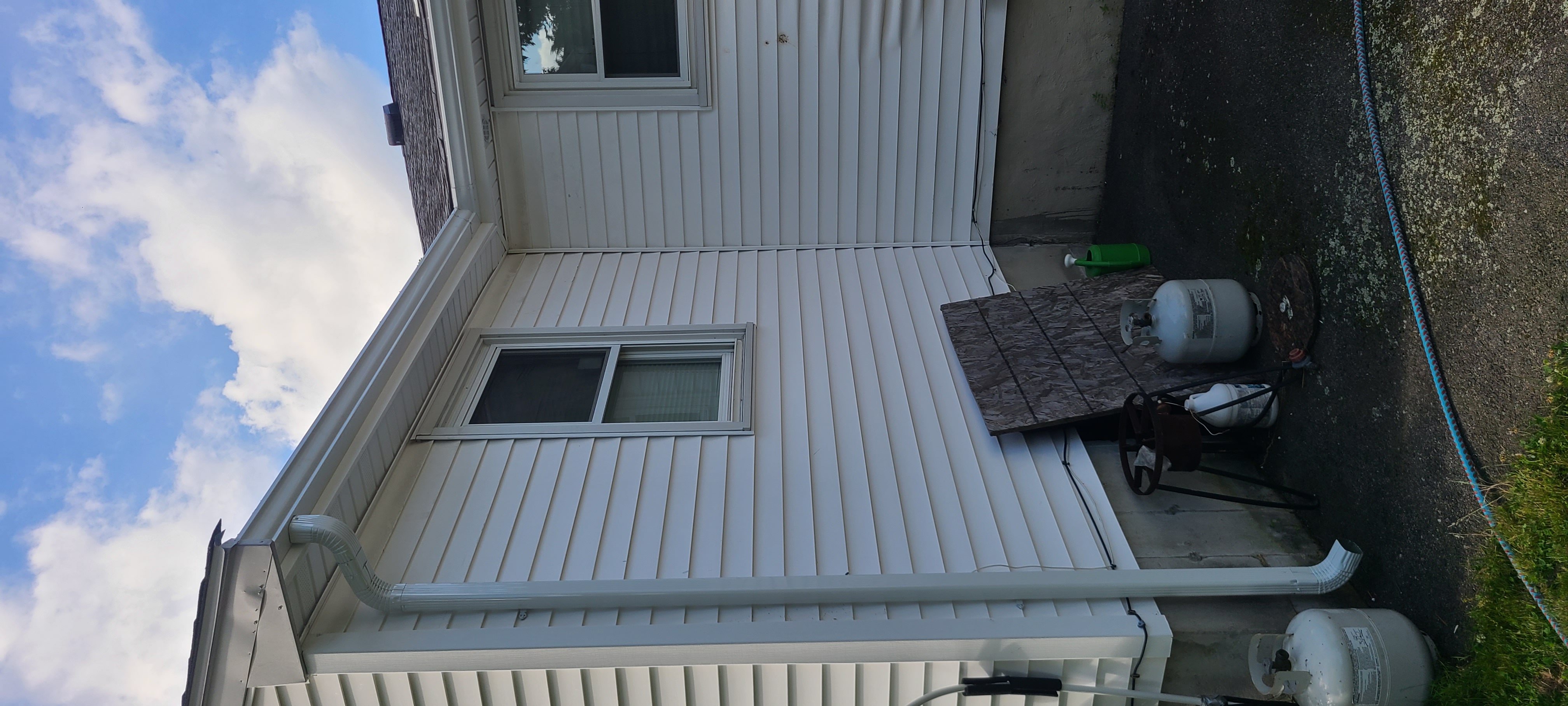 New gutters installed on home